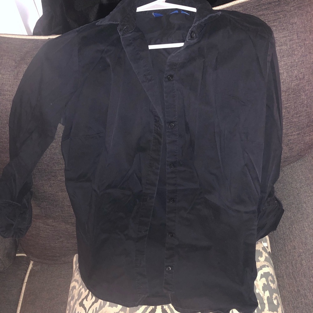 Black button up